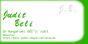 judit beli business card